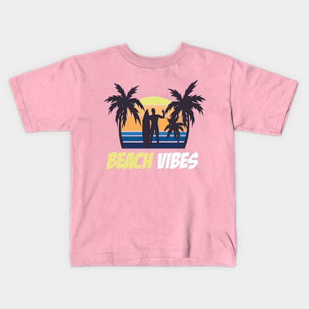 Amazing Beach Kids T-Shirt by mjhejazy